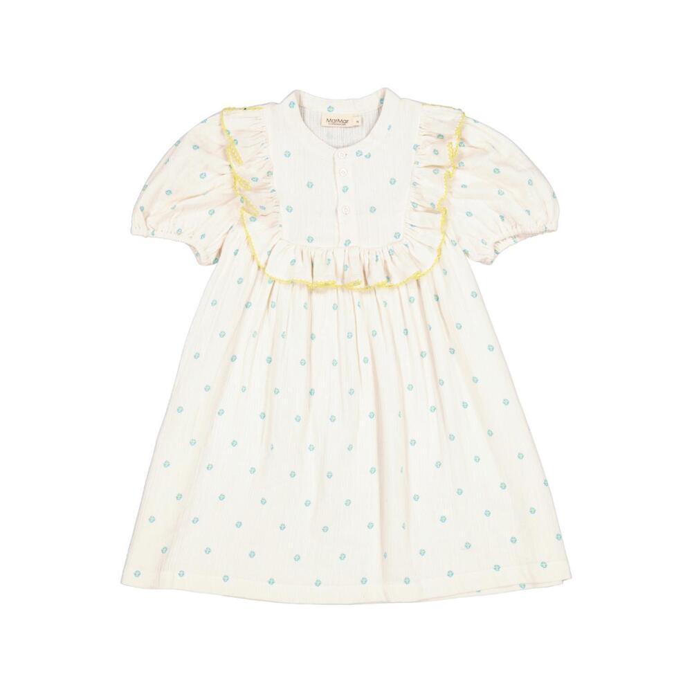 NEW MARMAR COPENHAGEN girl's dagny cotton dress in geometrics